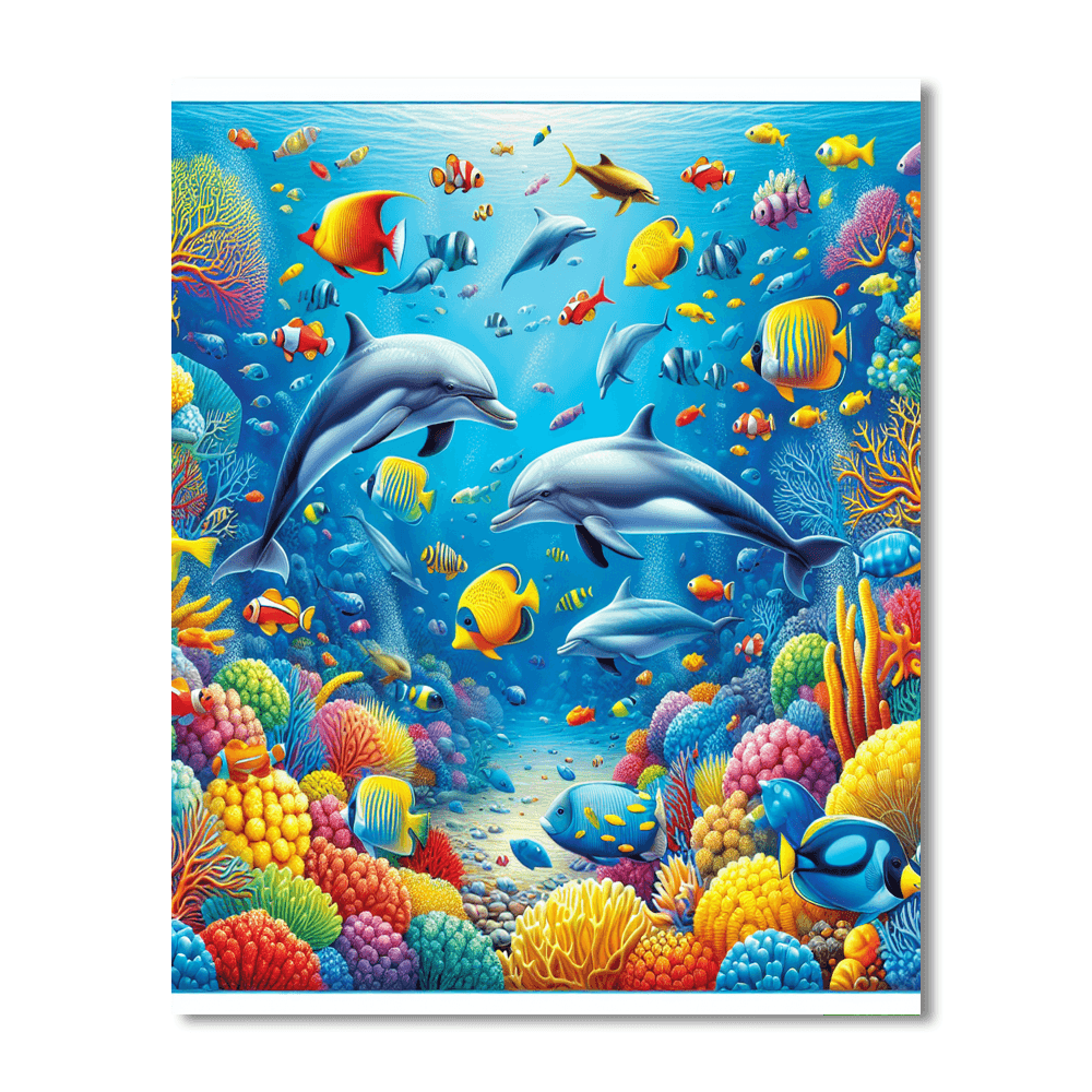 Vibrant Ocean Adventure Paint By Numbers Kits