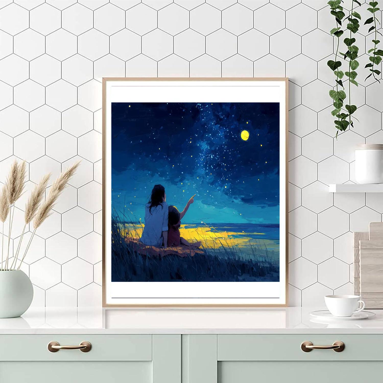 Stars In Our Eyes Number Painting