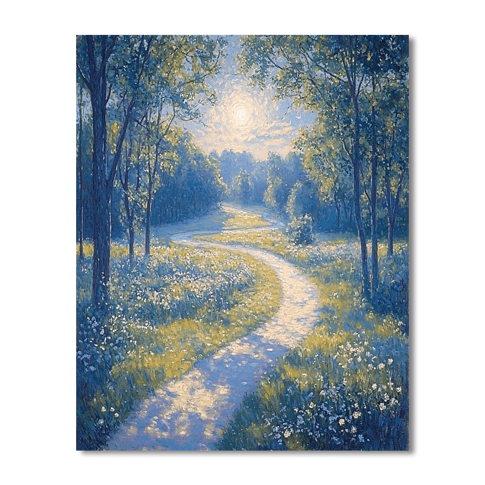 Claude Monet Inspired The Forest Path  Paint By Color