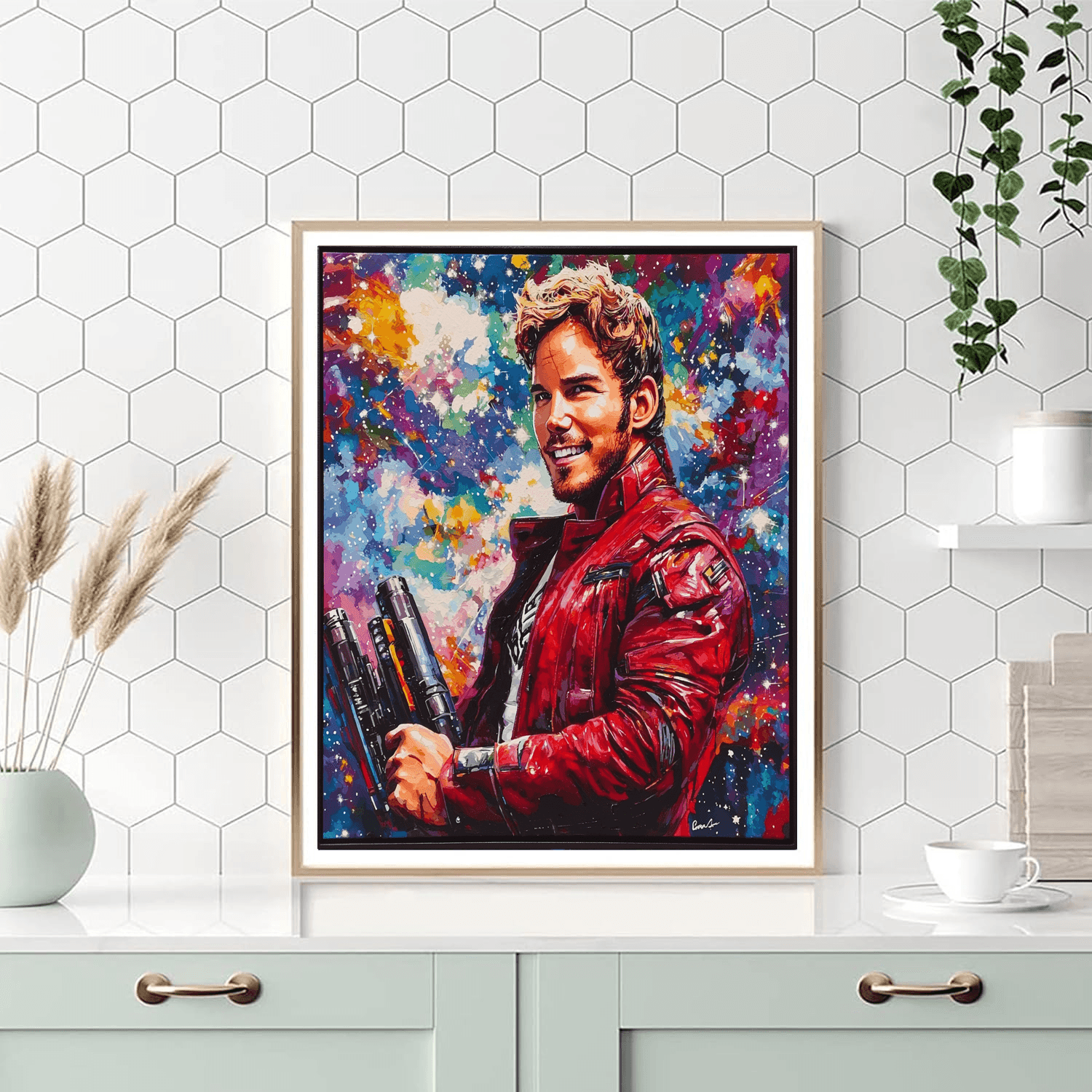 Chris Pratt: The Adventure Of A Cosmic Star-lord Paint By Number