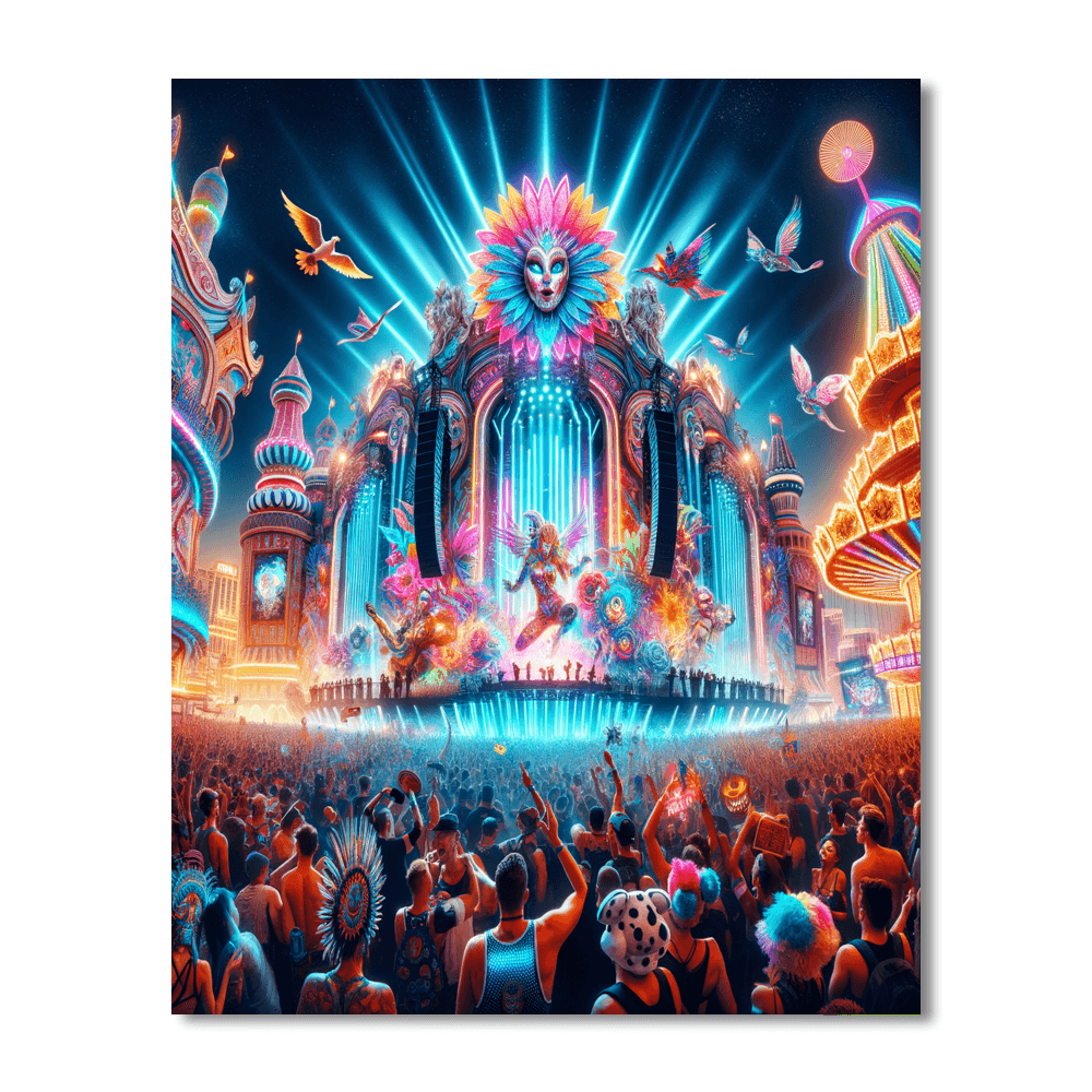 Electric Daisy Carnival - United States Numbered Painting Kits