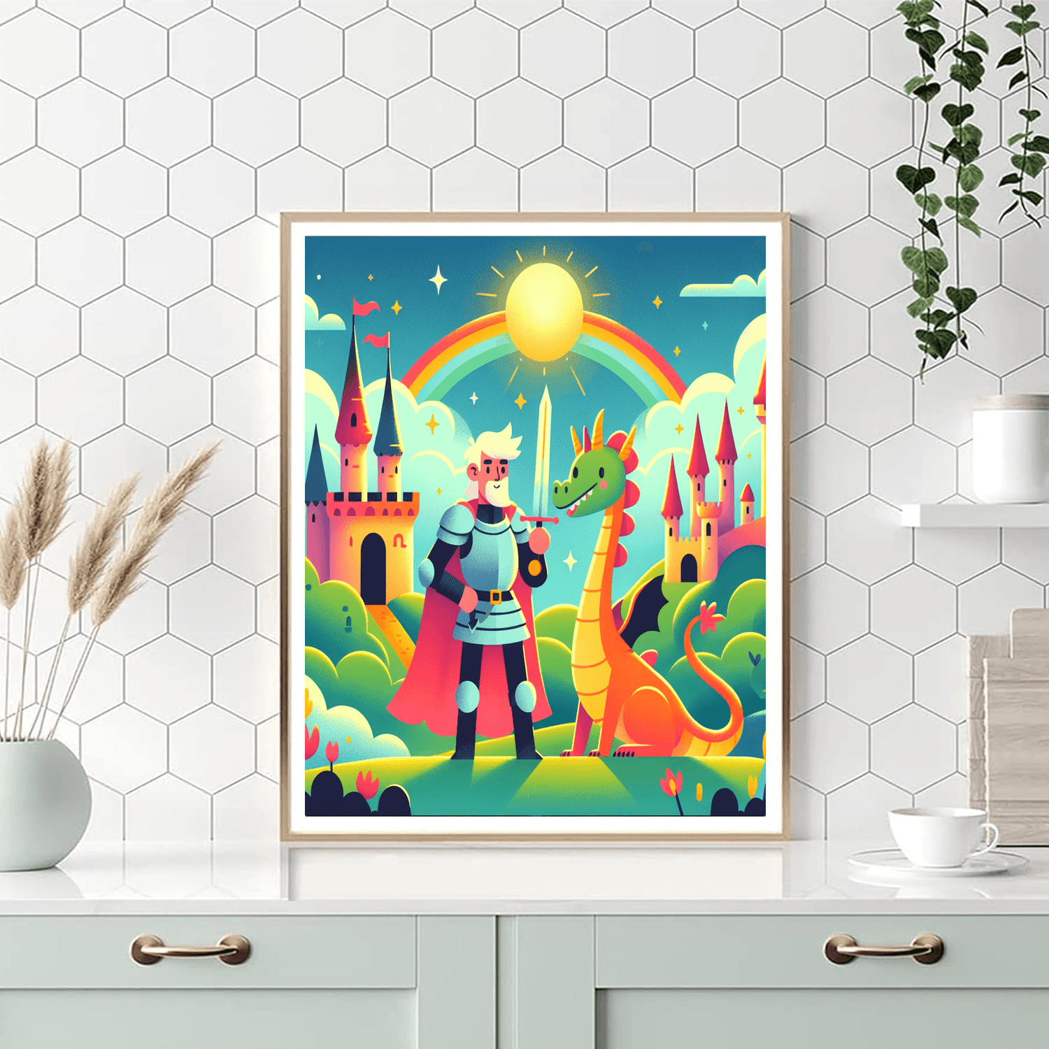 Wondrous Dragon Quest Number Painting