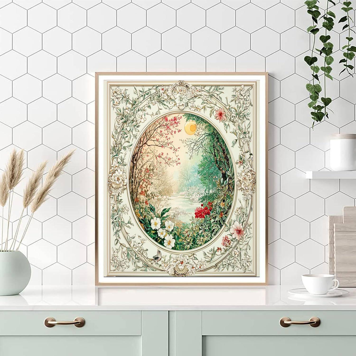 Alphonse Mucha Inspired Symphony Of Seasons  Paint By Numbers