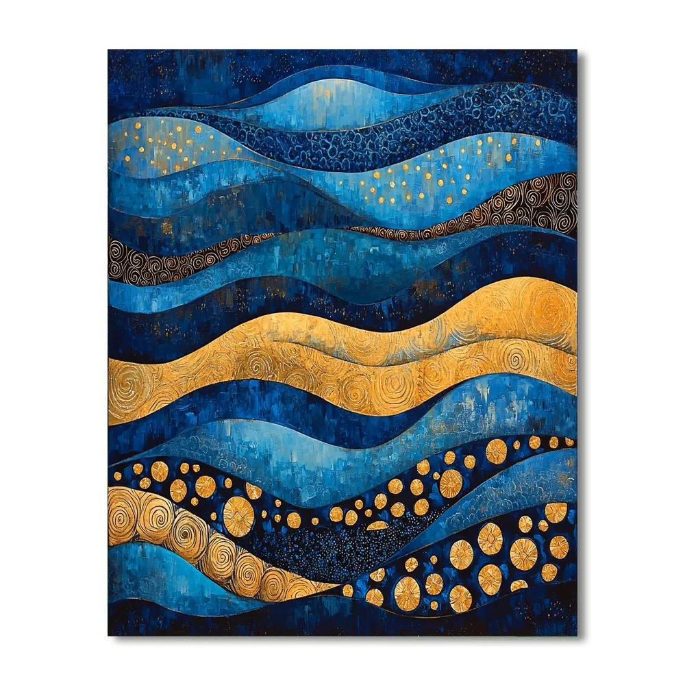 Gustav Klimt Inspired Ethereal Patterns Of The Soul  Paint By Numbers Art