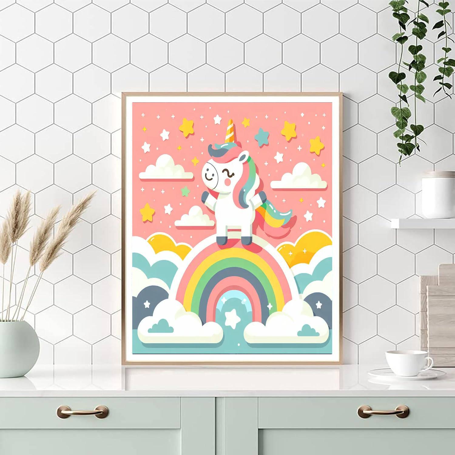 Dreamy Rainbow Wonderland Paint By Numbers Kits
