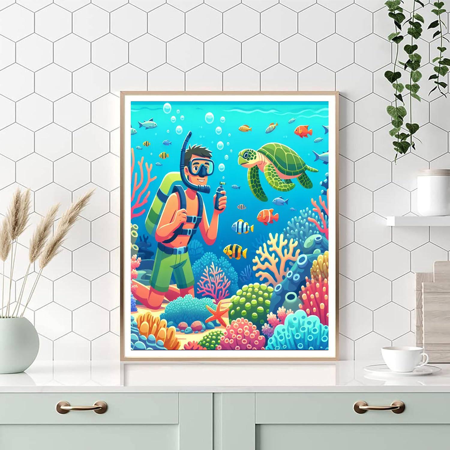 Tropical Reef Discovery Paint By Numbers