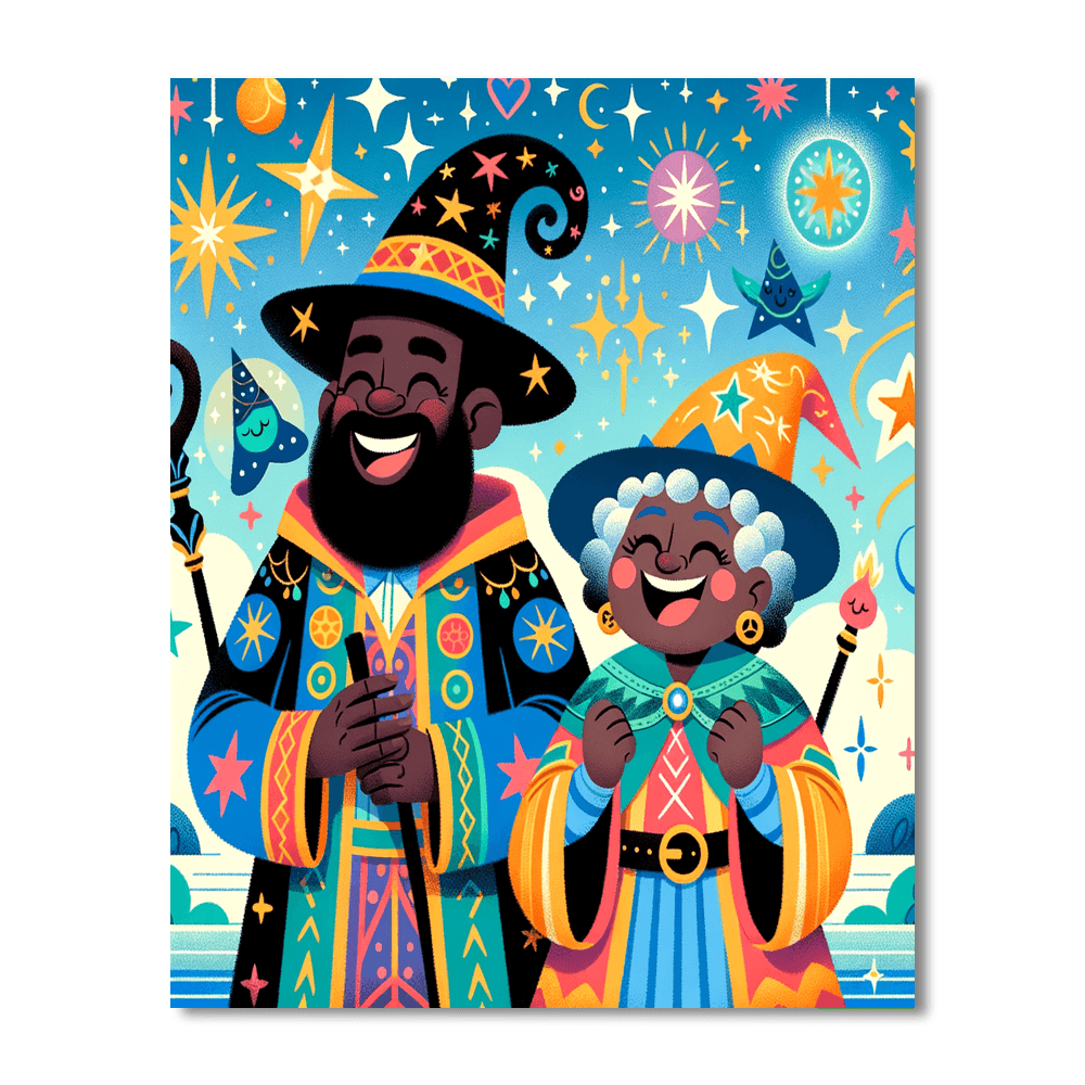 Wondrous Wizards Paint By Color