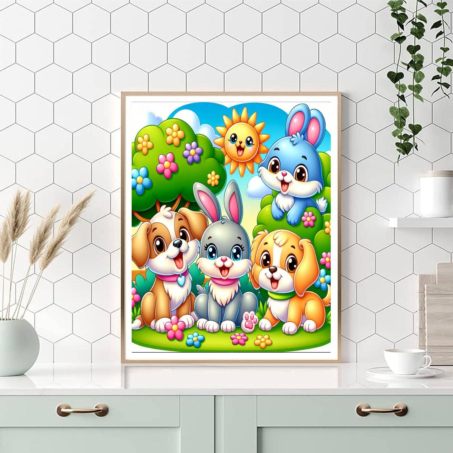 Pet Paradise Playtime Paint By Number