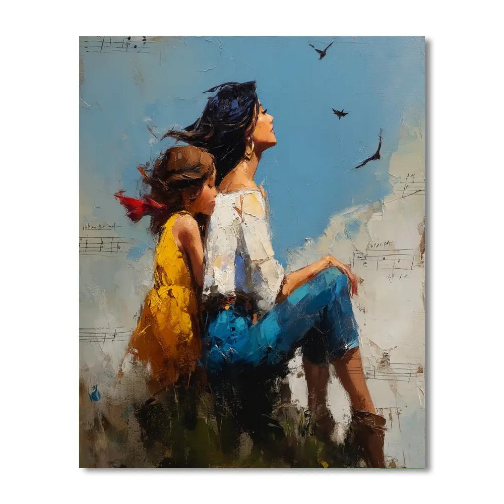 Songs Of A Mother's Heart Paint By Numbers Kits