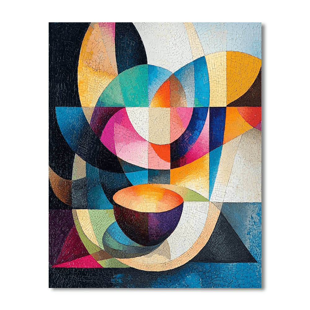 Pablo Picasso Inspired Kaleidoscope Visions  DIY Paint By Numbers