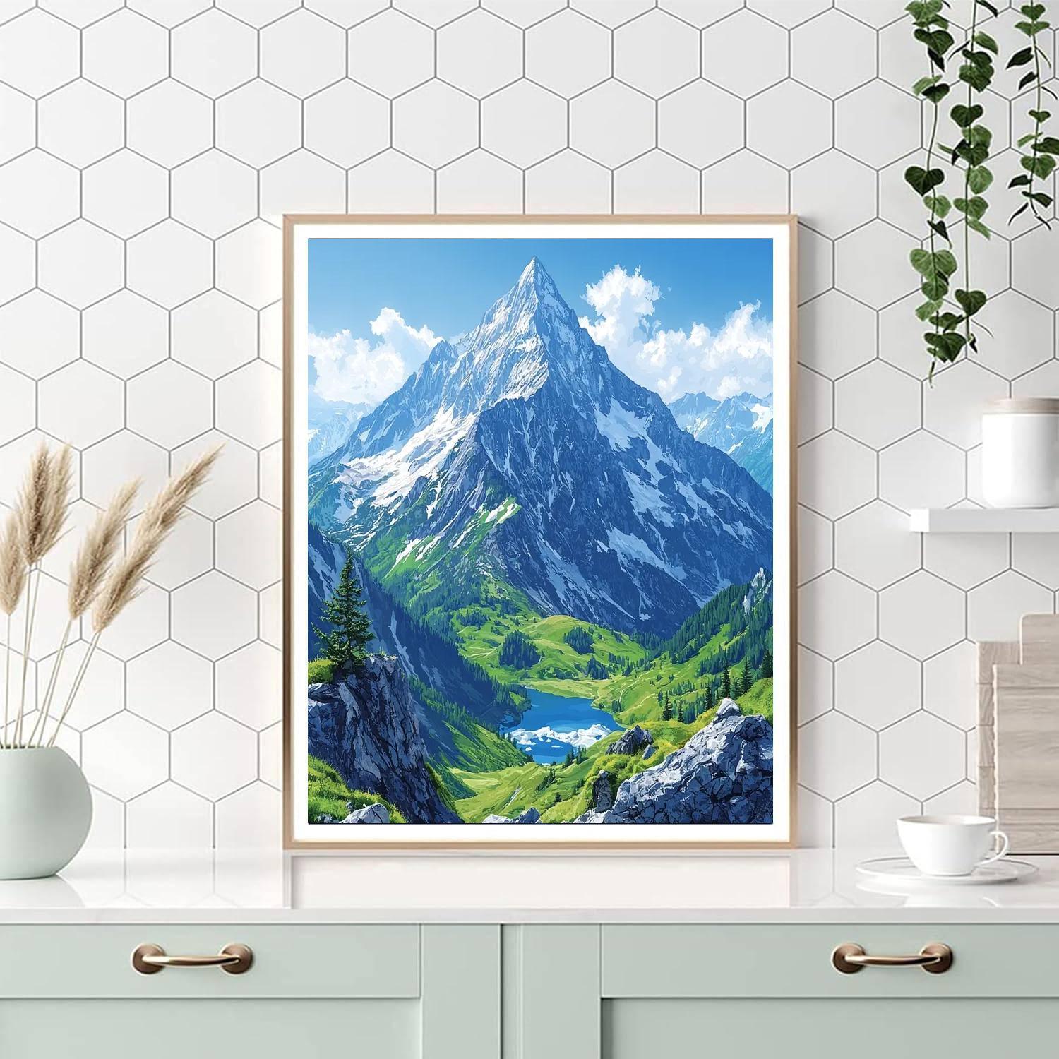 Fitz Roy Mountain - Argentina Numbered Painting Kits
