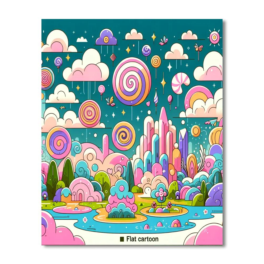 Dreamscape Delight Paint By Numbers Art