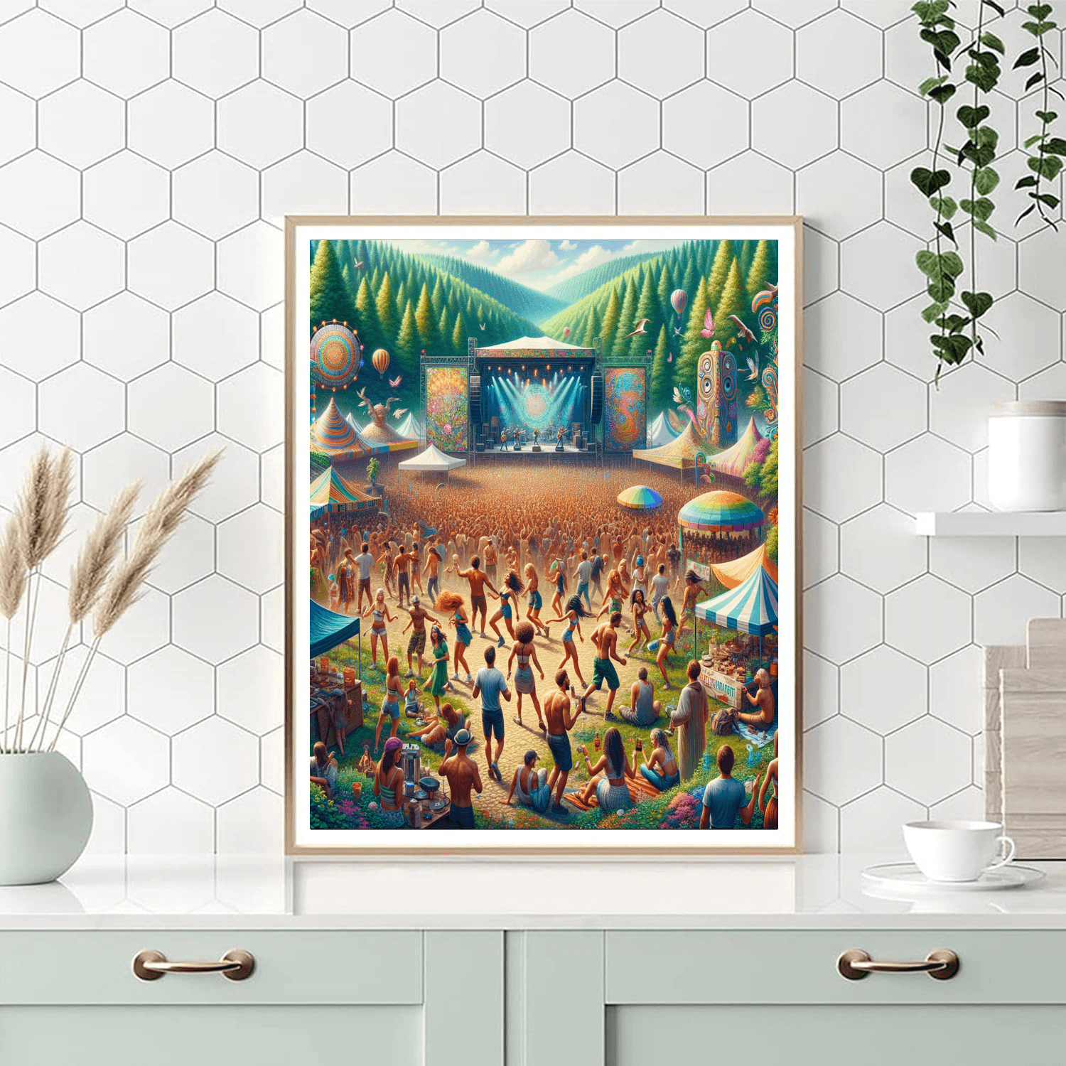 Rothbury Music Festival - United States Numbered Painting Kits