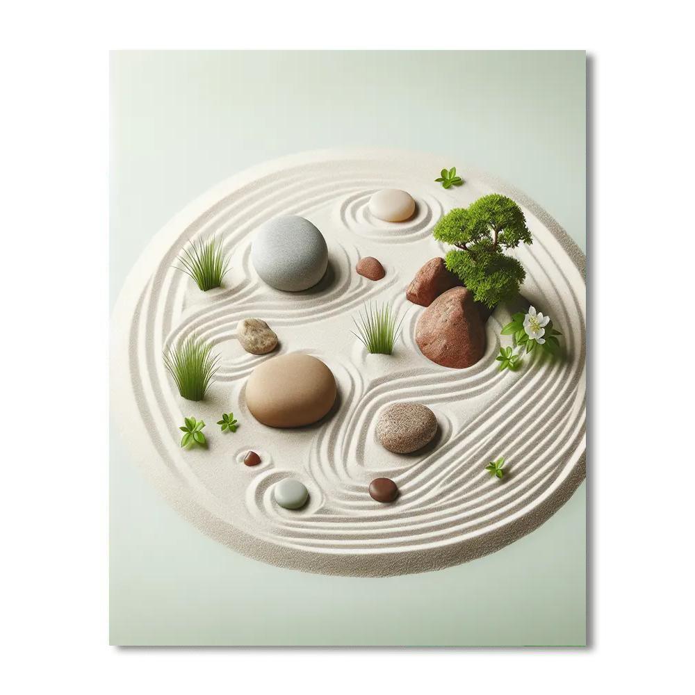 Relaxing Zen Garden Paint By Number