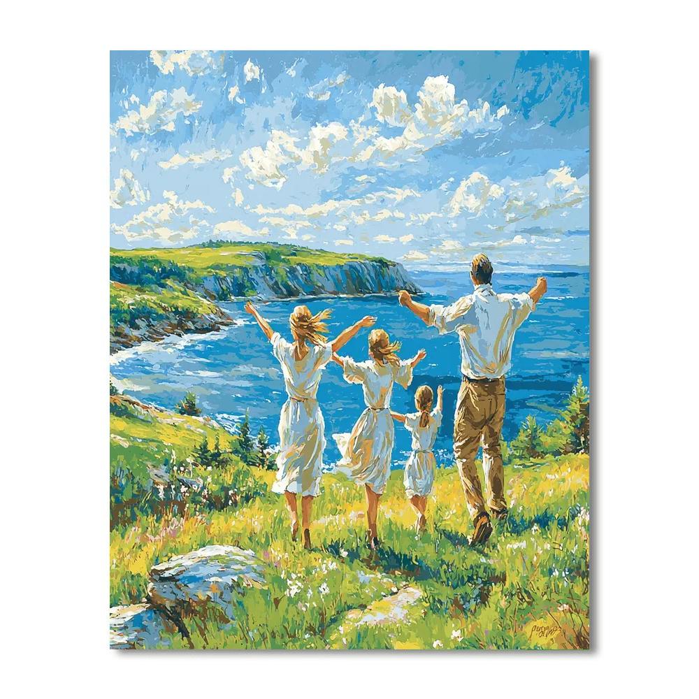 A Mother’s Guiding Hand Numbered Painting Kits