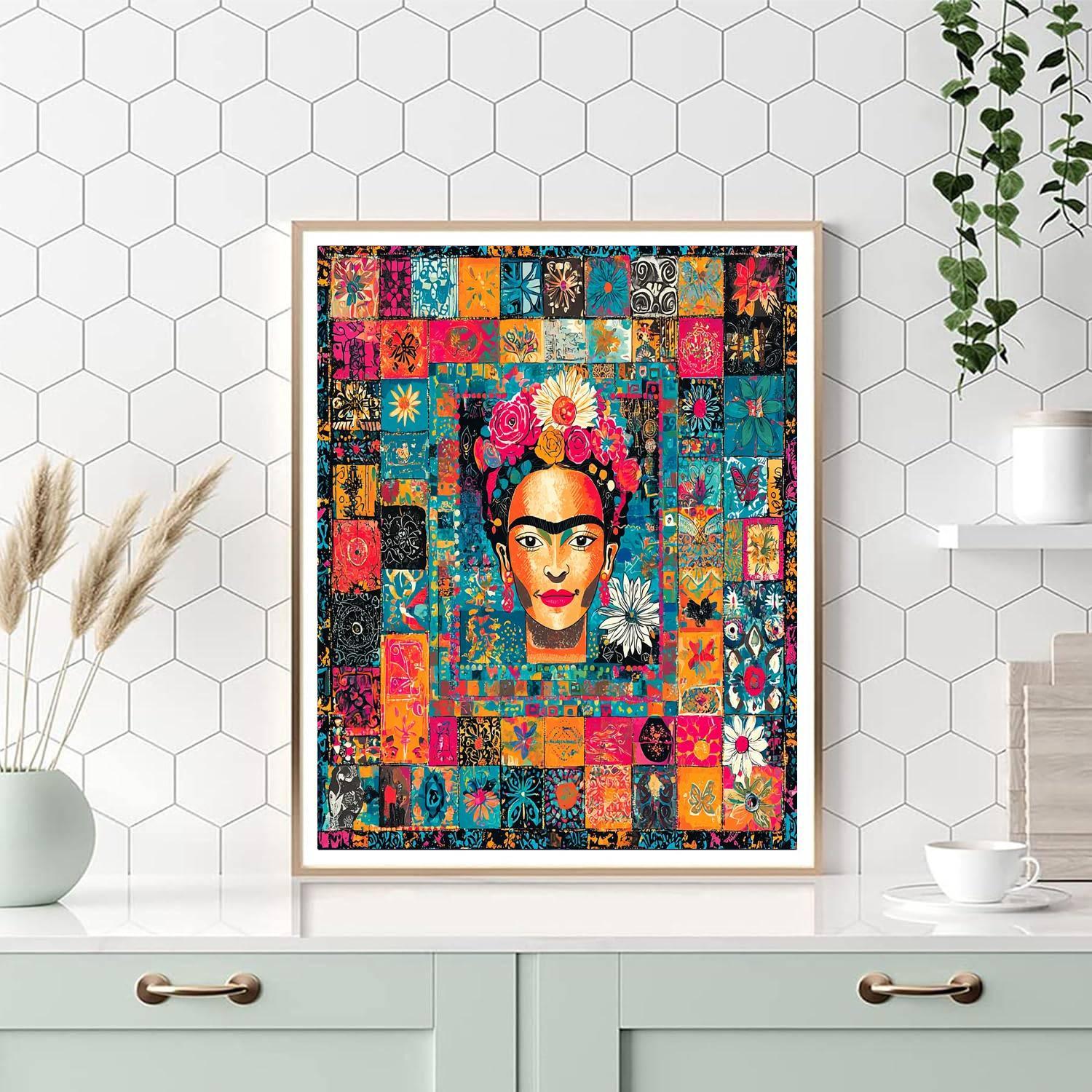 Frida Kahlo Inspired Vivid Heritage  Painting By Numbers Kit