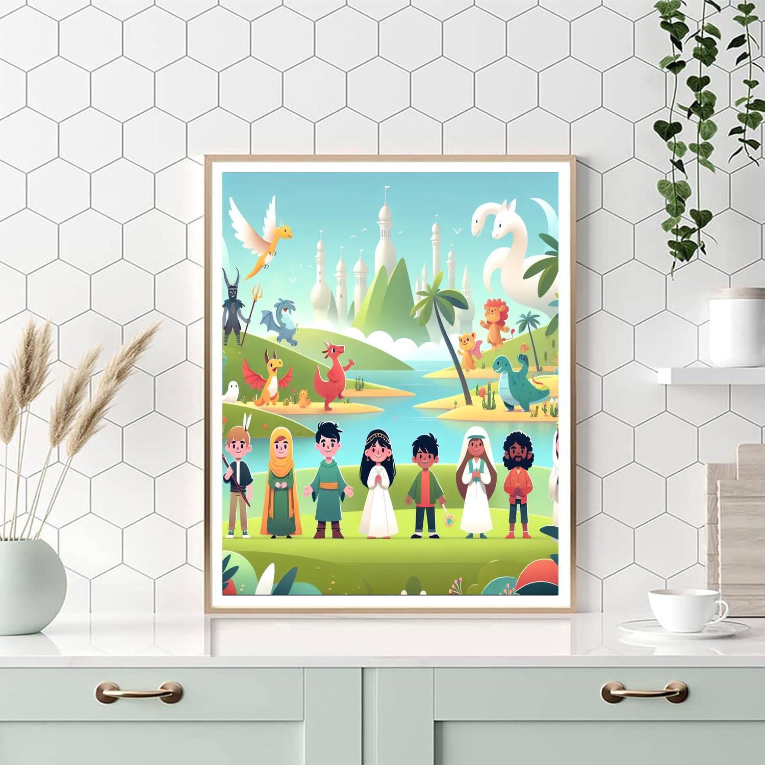 Fantasy Island Exploration Paint By Number
