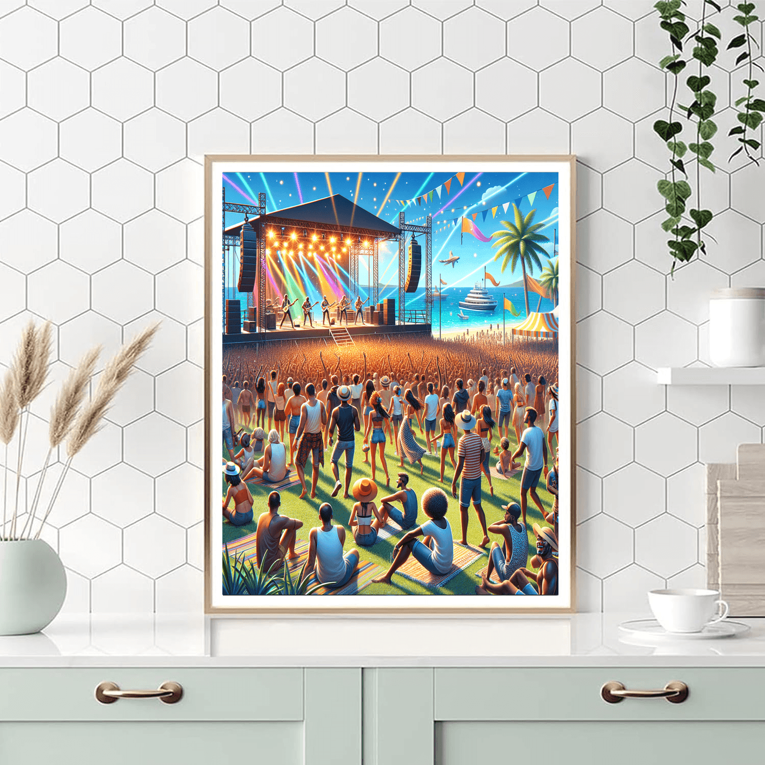 Festival Internacional De Benicàssim - Spain Number Painting