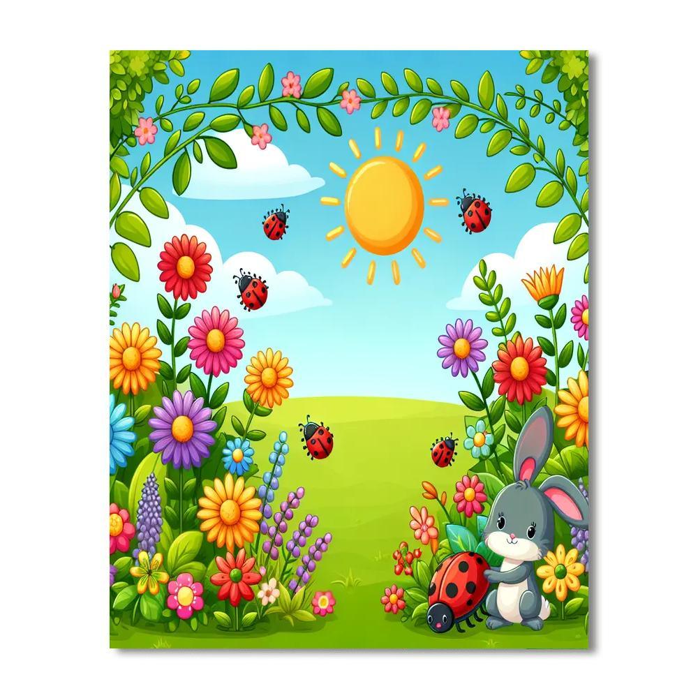 Little Gardeners Paint By Numbers Art
