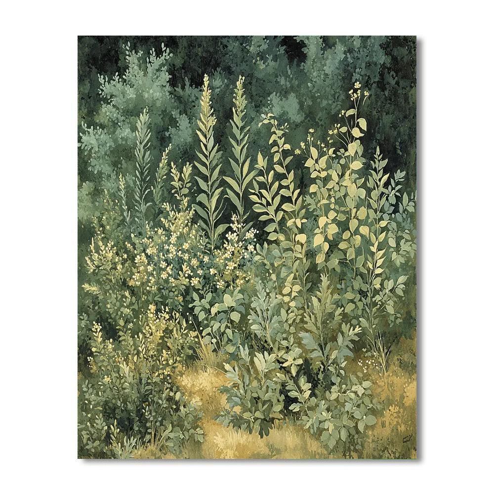 Leonardo Da Vinci Inspired Wonders Of The Underbrush  DIY Paint By Numbers