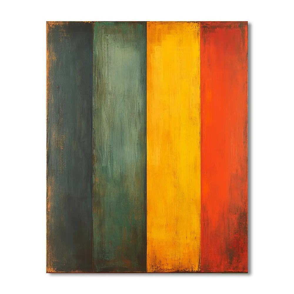 Mark Rothko Inspired Timeless Resonance  Numbered Painting Kits