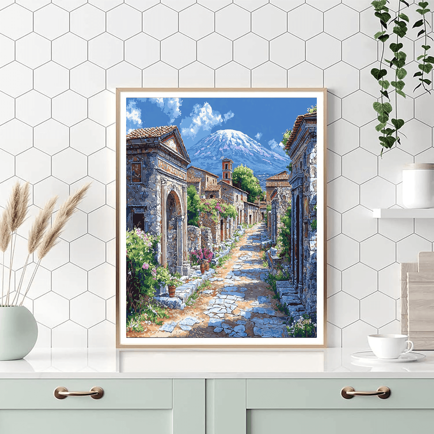 Pompeii Archaeological Park Paint By Numbers