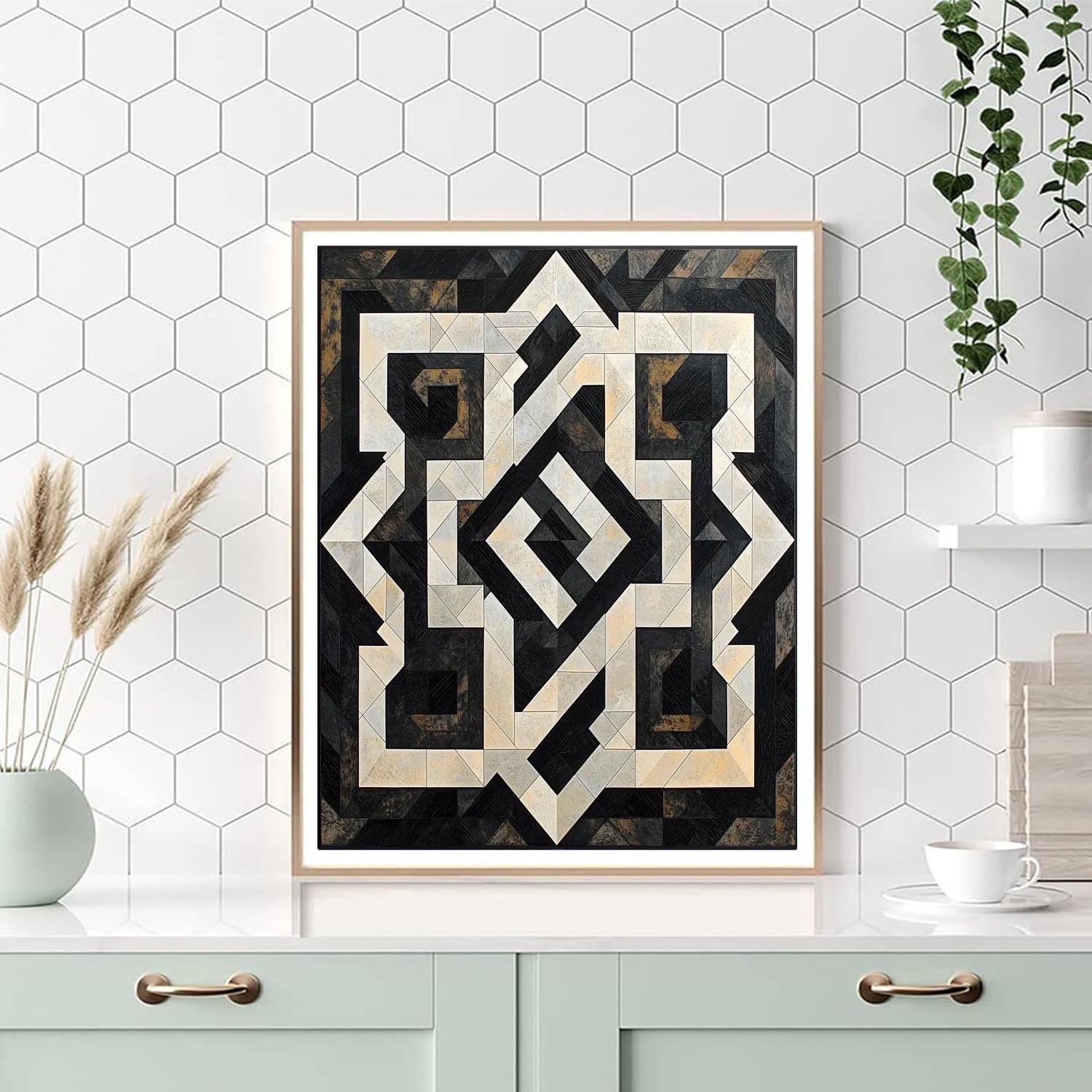 M.C. Escher Inspired Eternal Symmetry  Paint By Numbers Kits