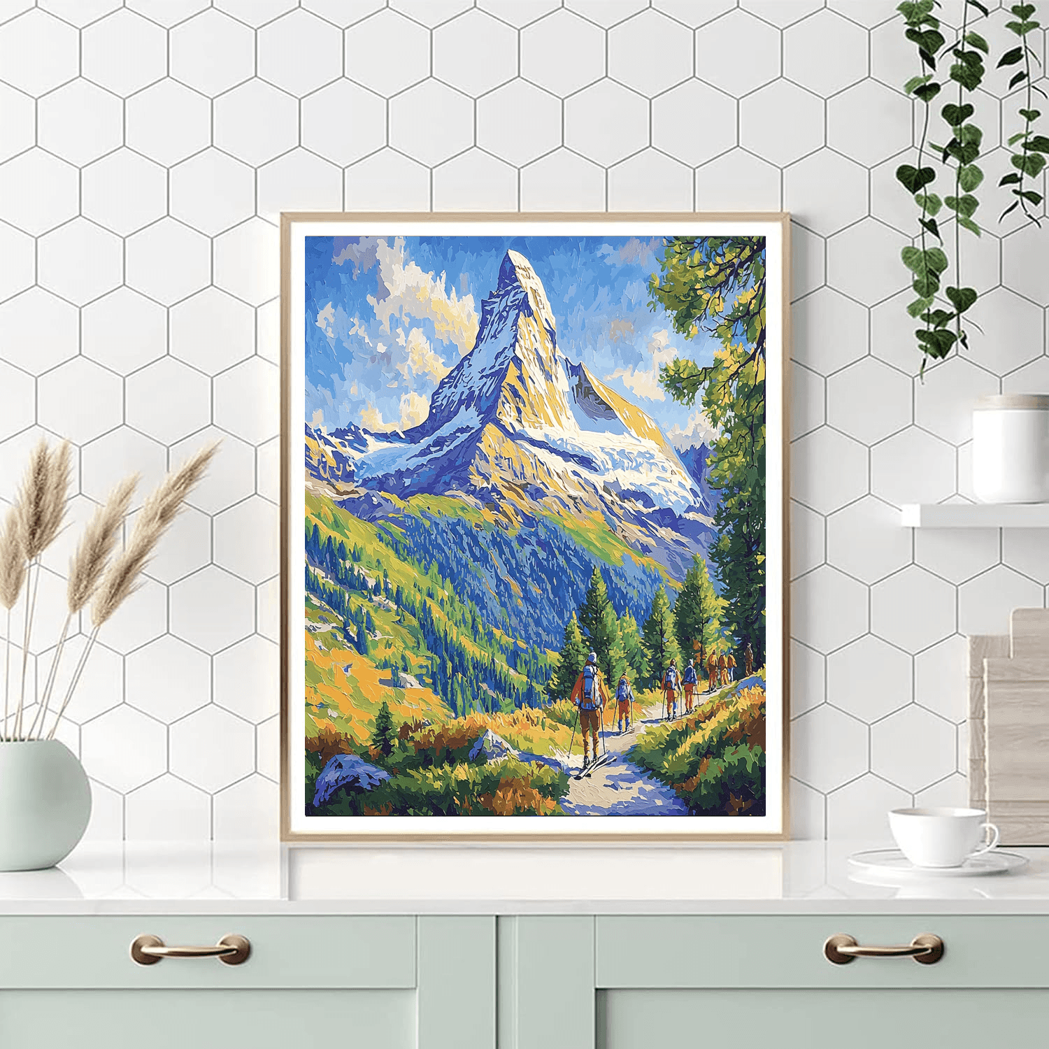 The Matterhorn DIY Paint By Numbers