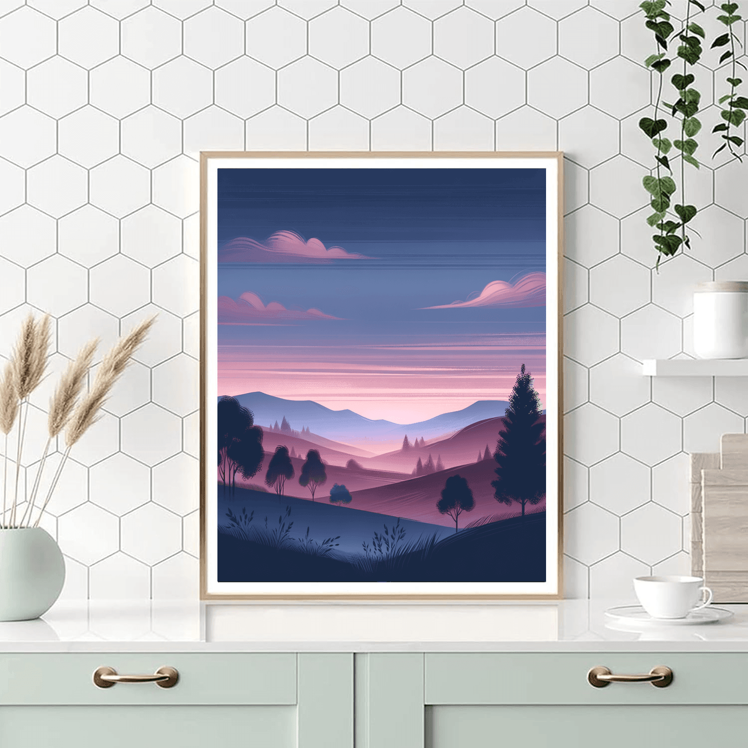 Twilight Serenity Number Painting