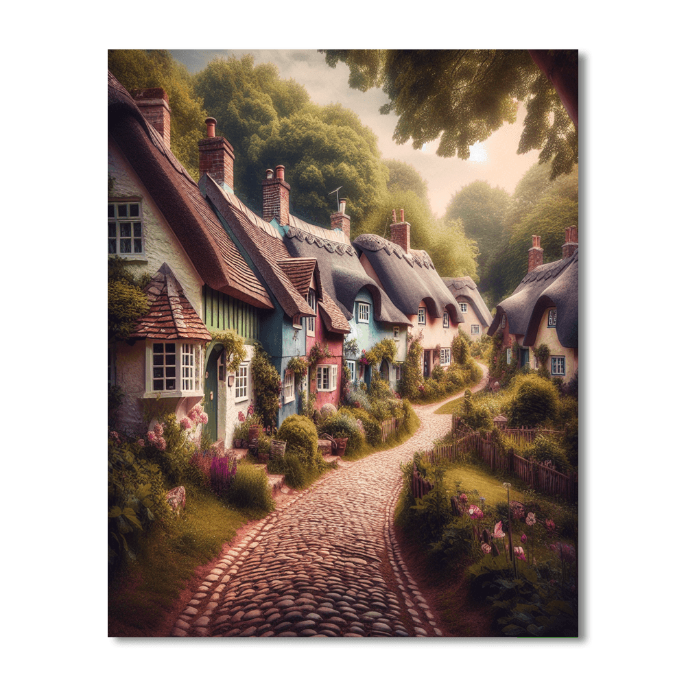 Fairytale Village Paint By Numbers Kits