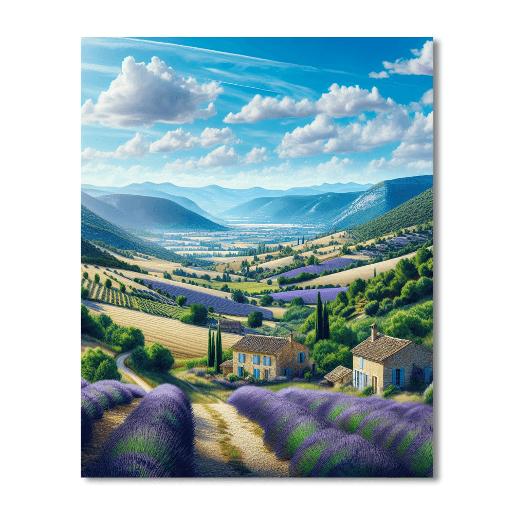 Charming Provence Countryside Paint By Numbers