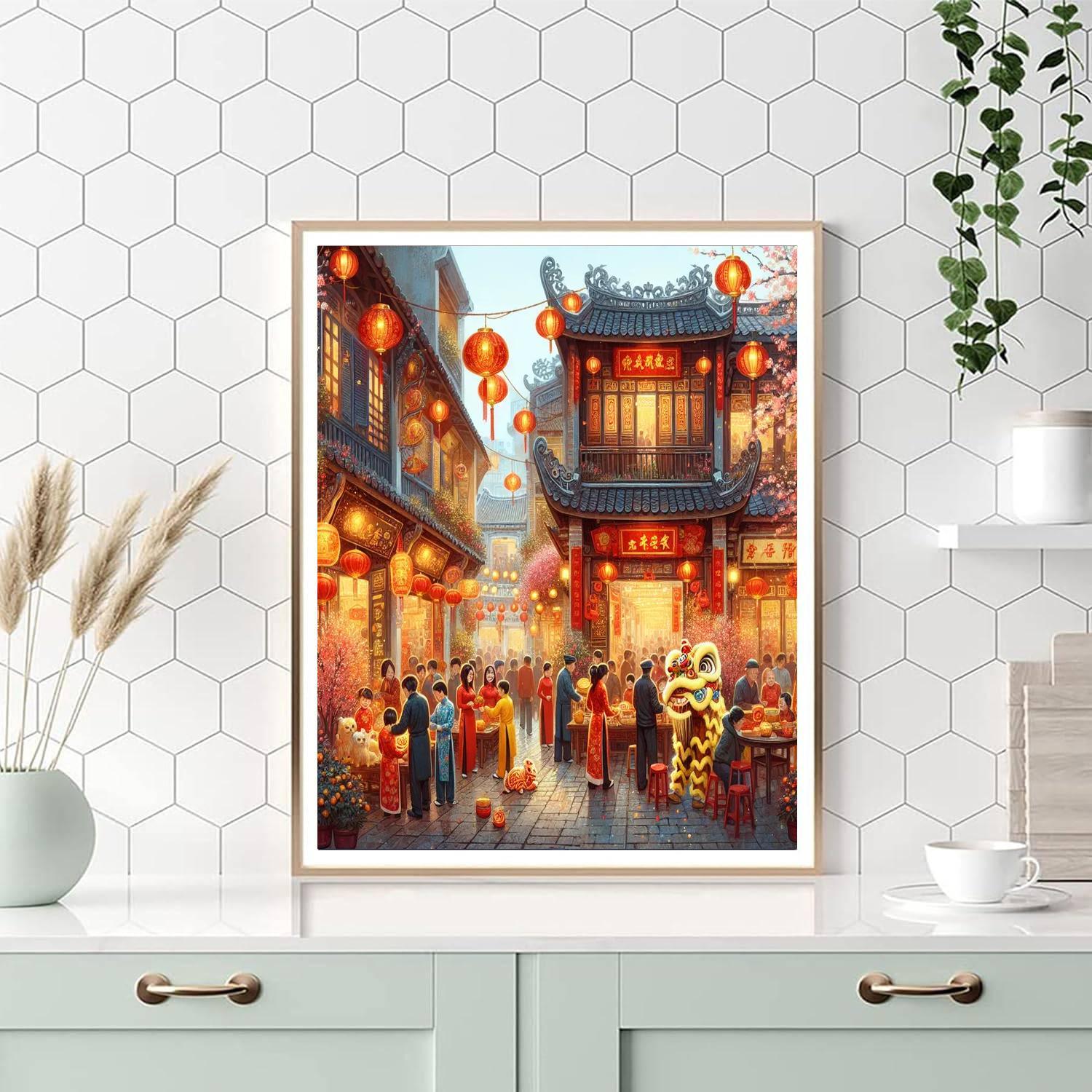 Tet Nguyen Dan (vietnamese New Year) - Vietnam Paint By Number