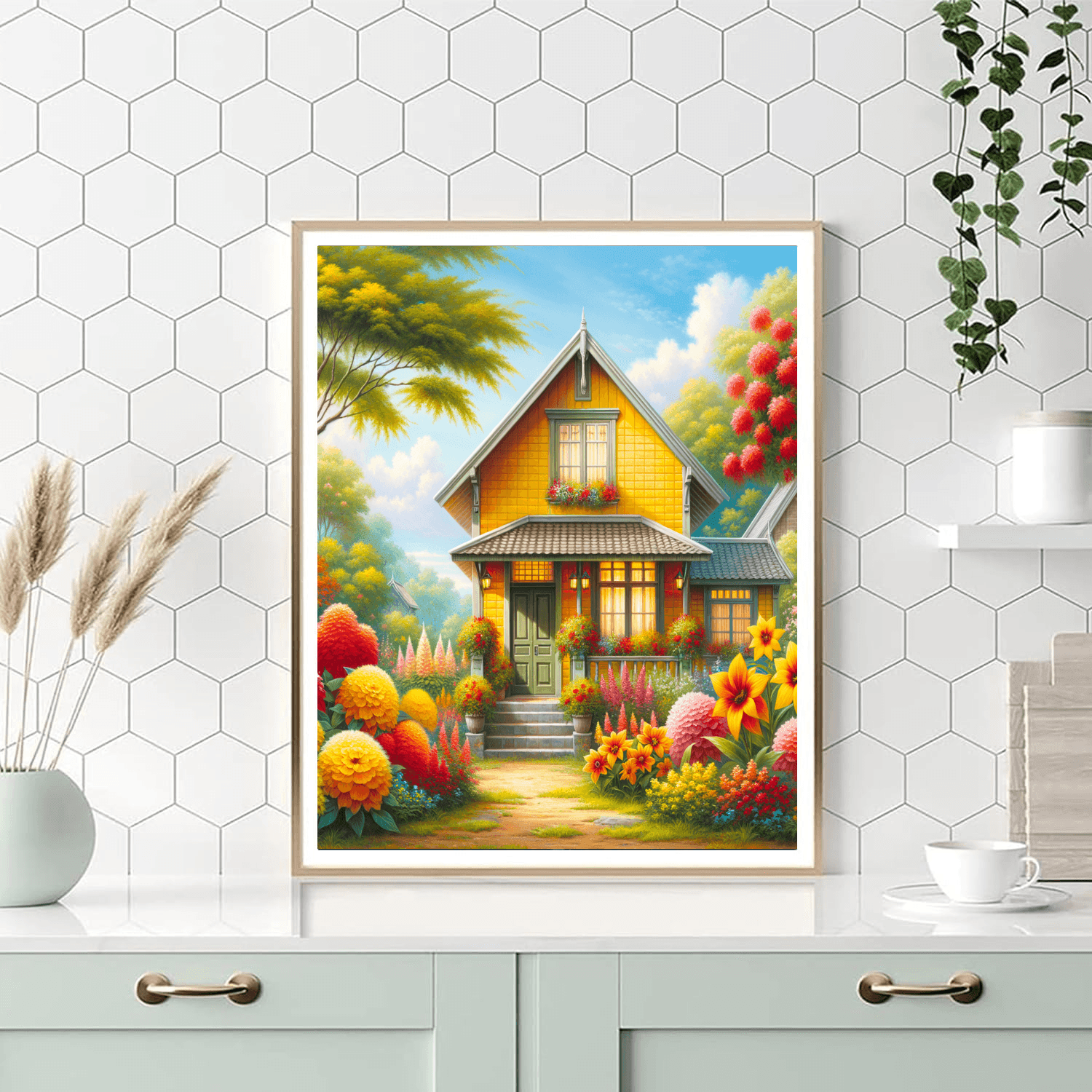Cottage Comfort Numbered Painting Kits