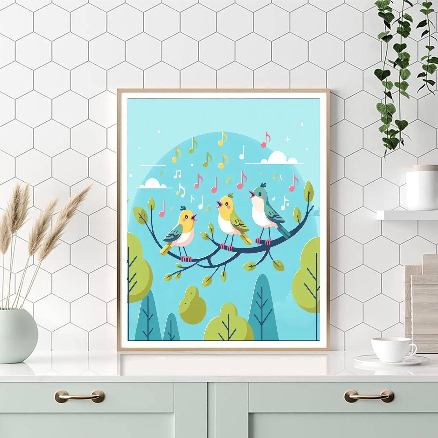 Singing Skylark Soiree Numbered Painting Kits