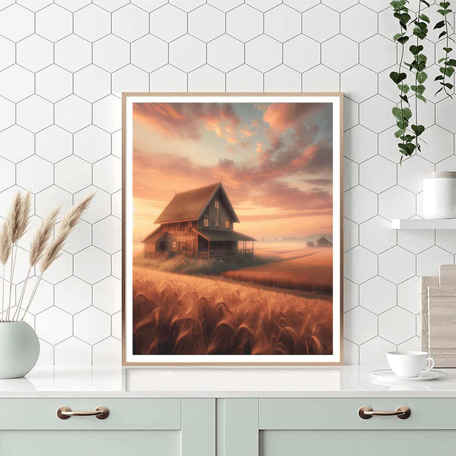 Quiet Farmhouse Dawn Paint By Color