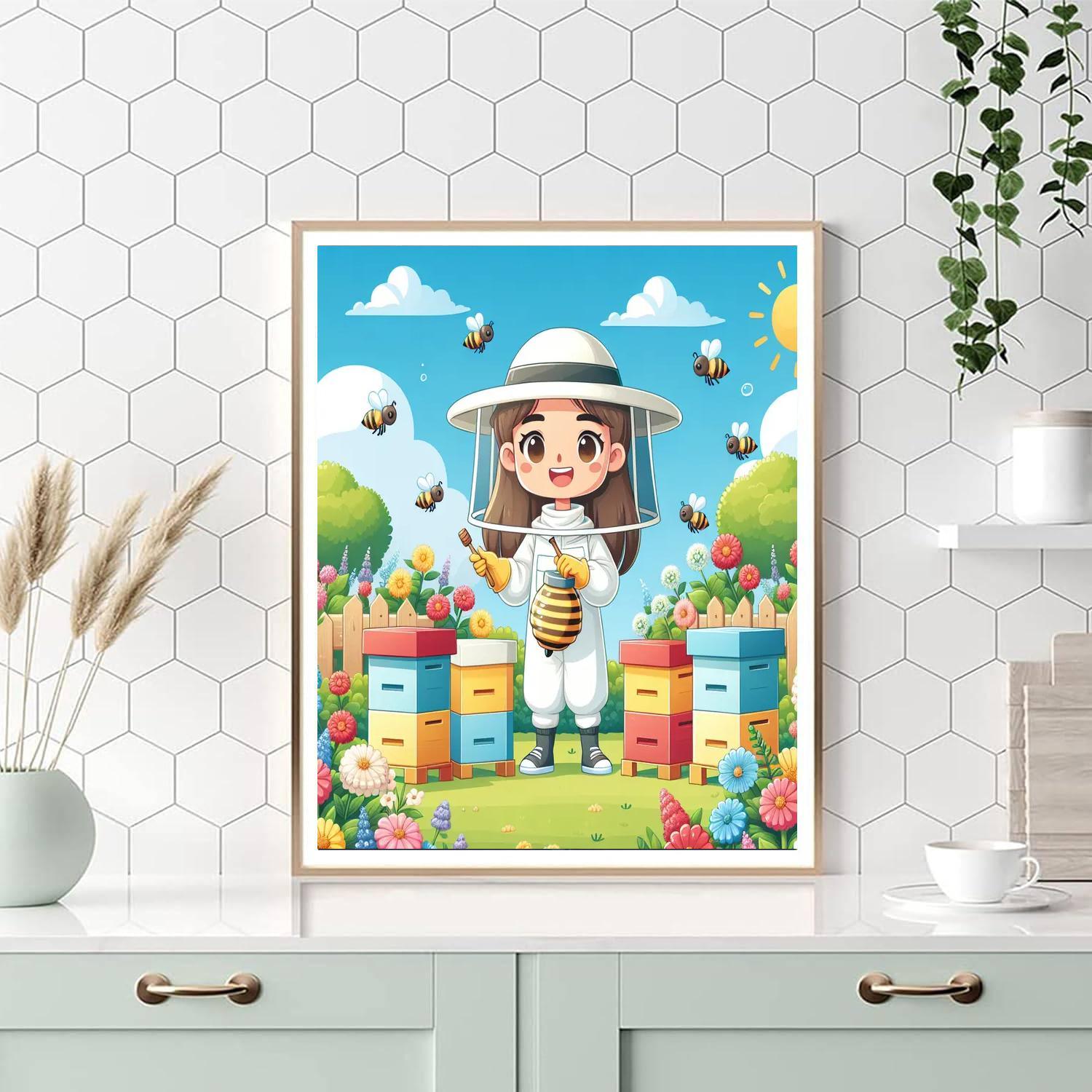 Busy Beekeeper Paint By Numbers