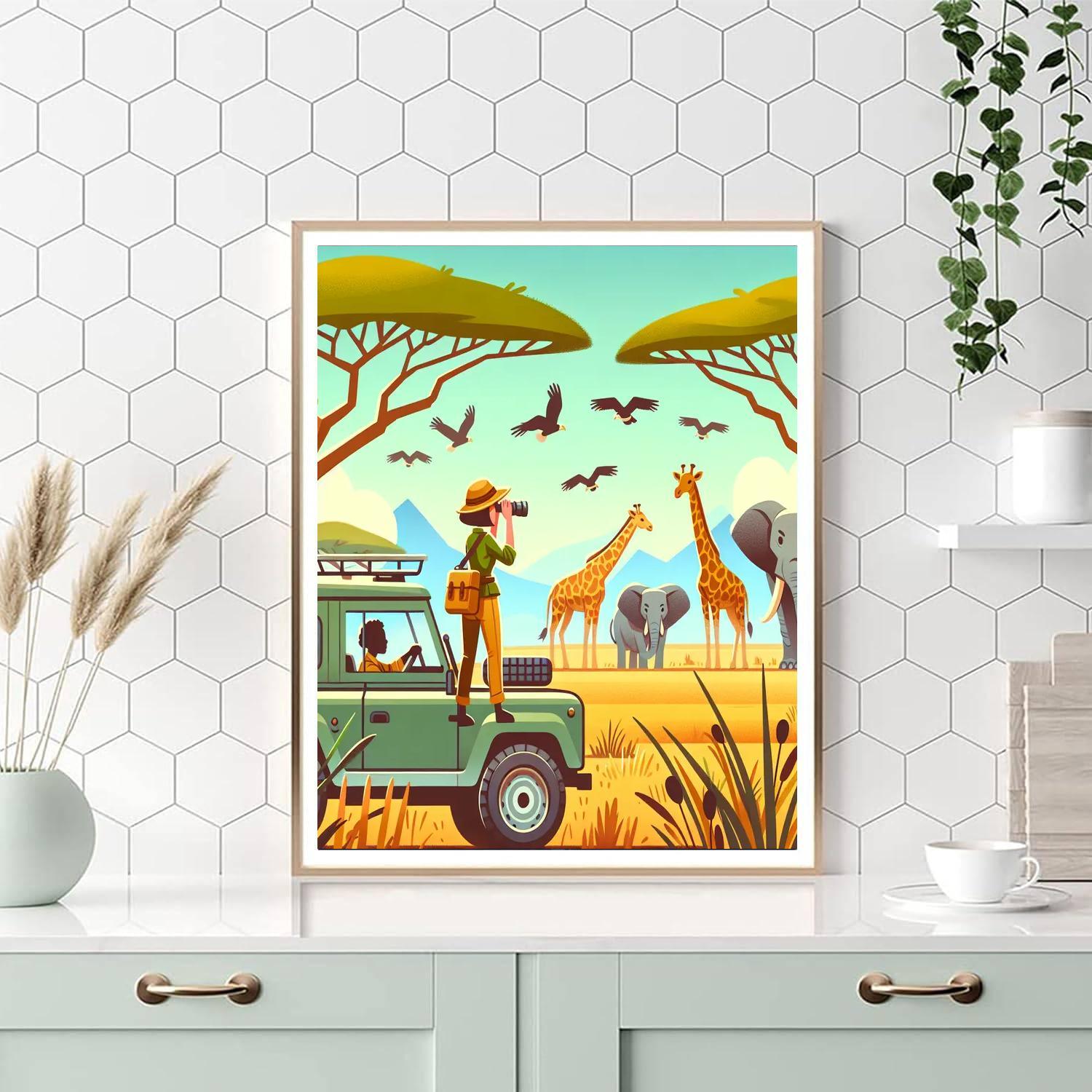 Safari Ranger Adventure Paint By Color