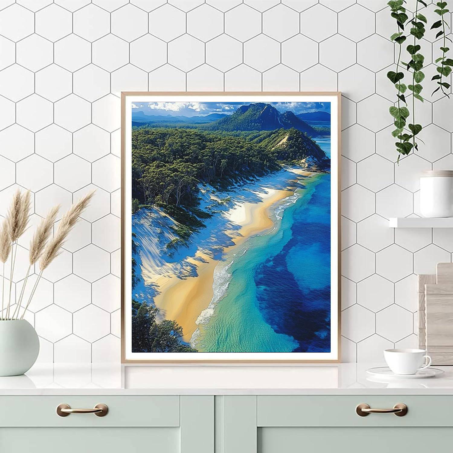 Fraser Island - Queensland Numbered Painting Kits