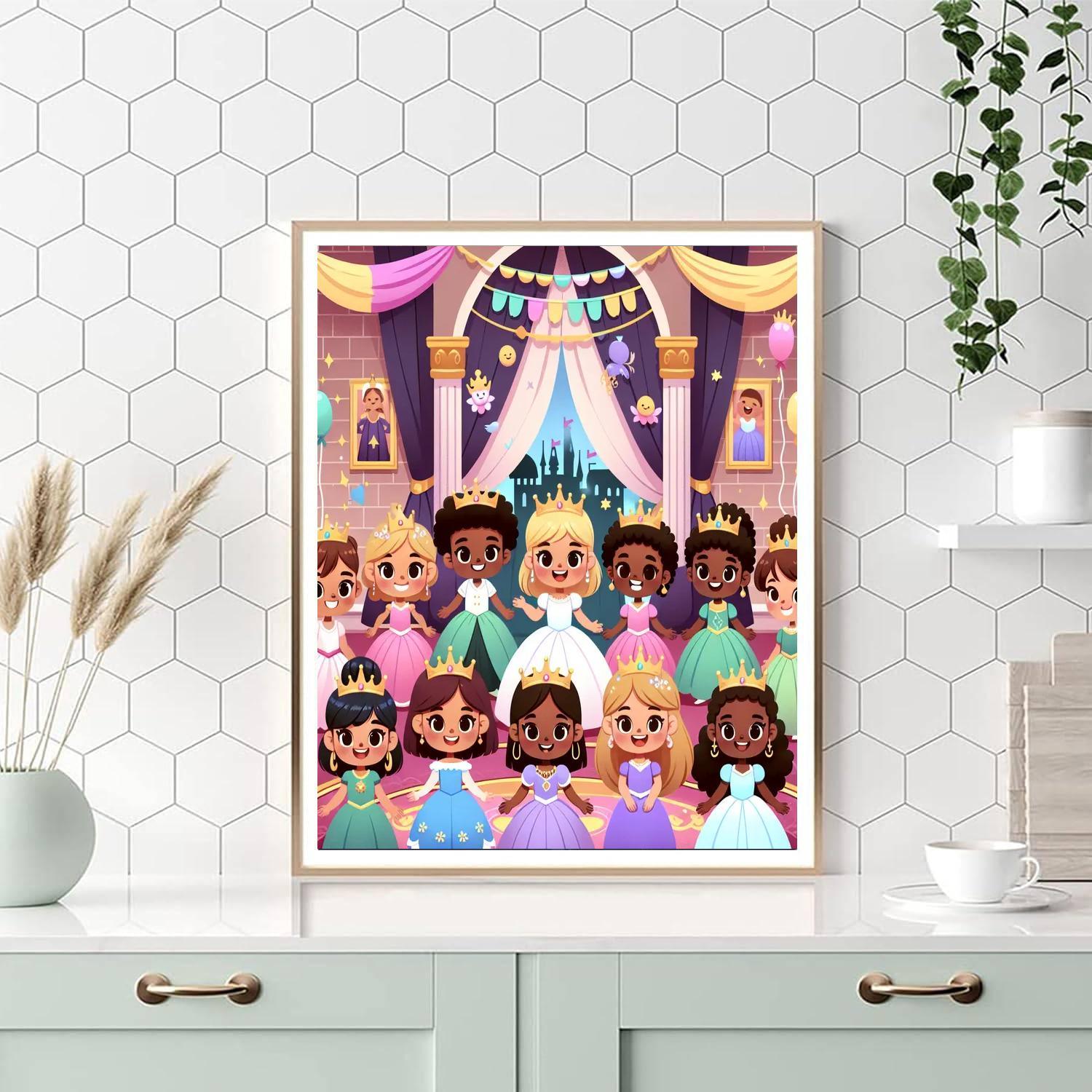 Princess Palace Party Paint By Numbers