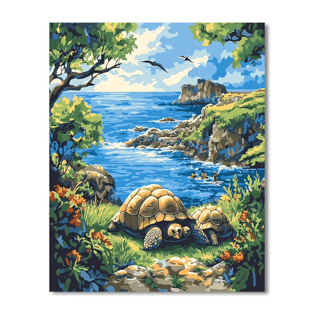 The Galápagos Islands DIY Paint By Numbers