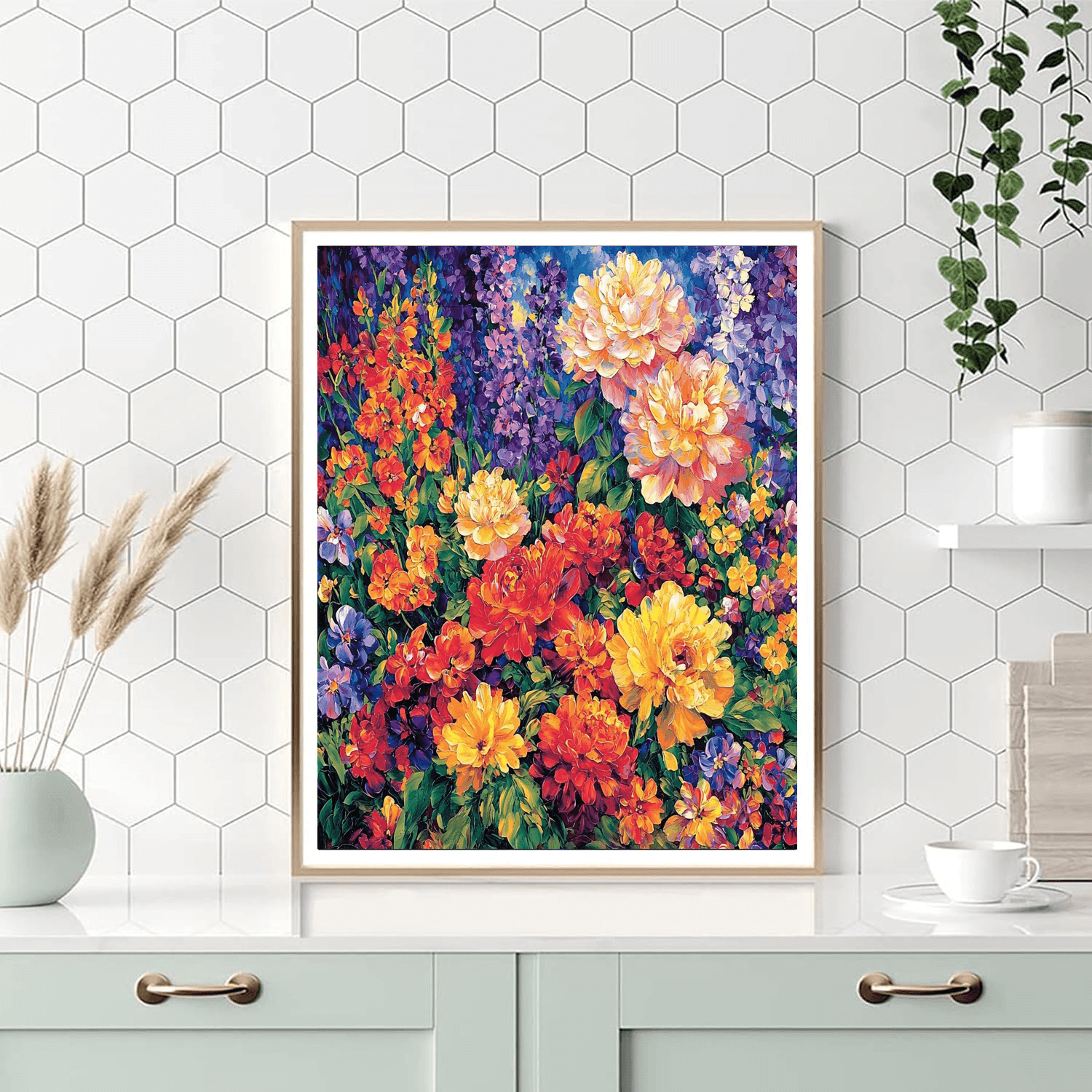 Pierre-Auguste Renoir Inspired Blooming Floral Harmony  Paint By Numbers Kits