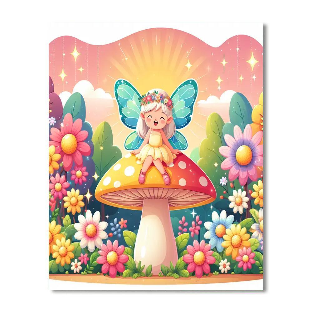 Fantasy Garden Adventure Painting Number Kit