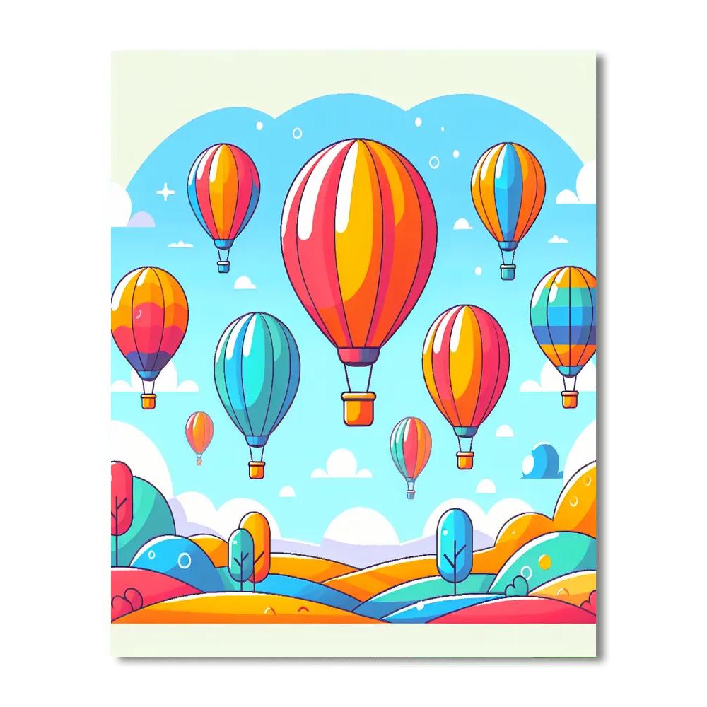 Sky-high Adventure Painting By Numbers Kit
