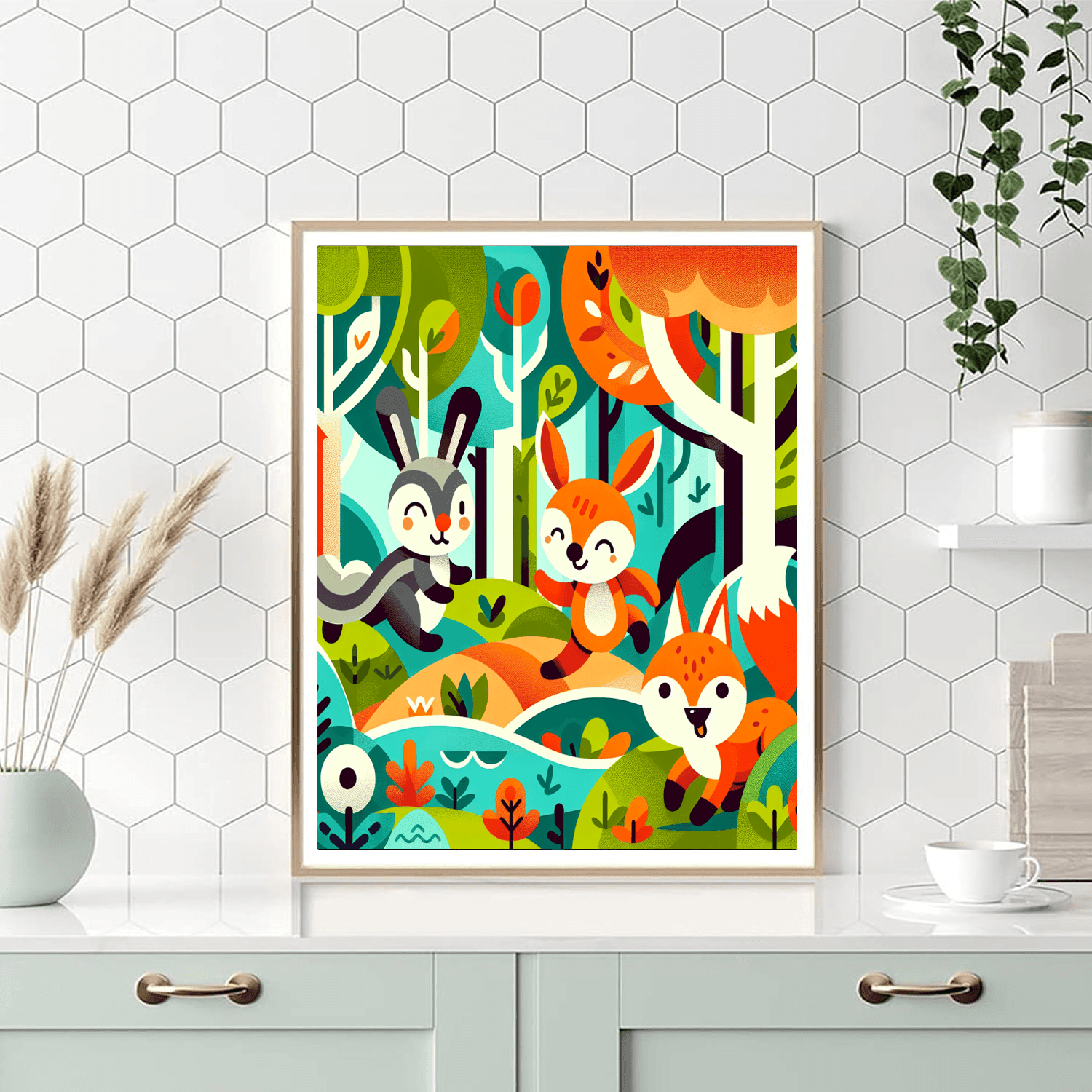 Wondrous Woodland Walk Paint By Color