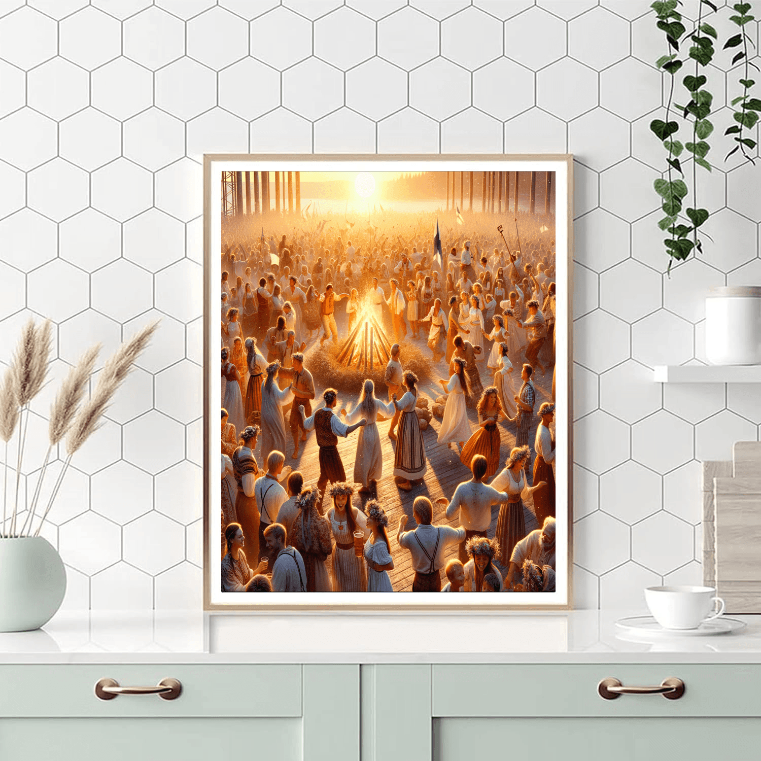 Midsummer Festival - Helsinki Numbered Painting Kits