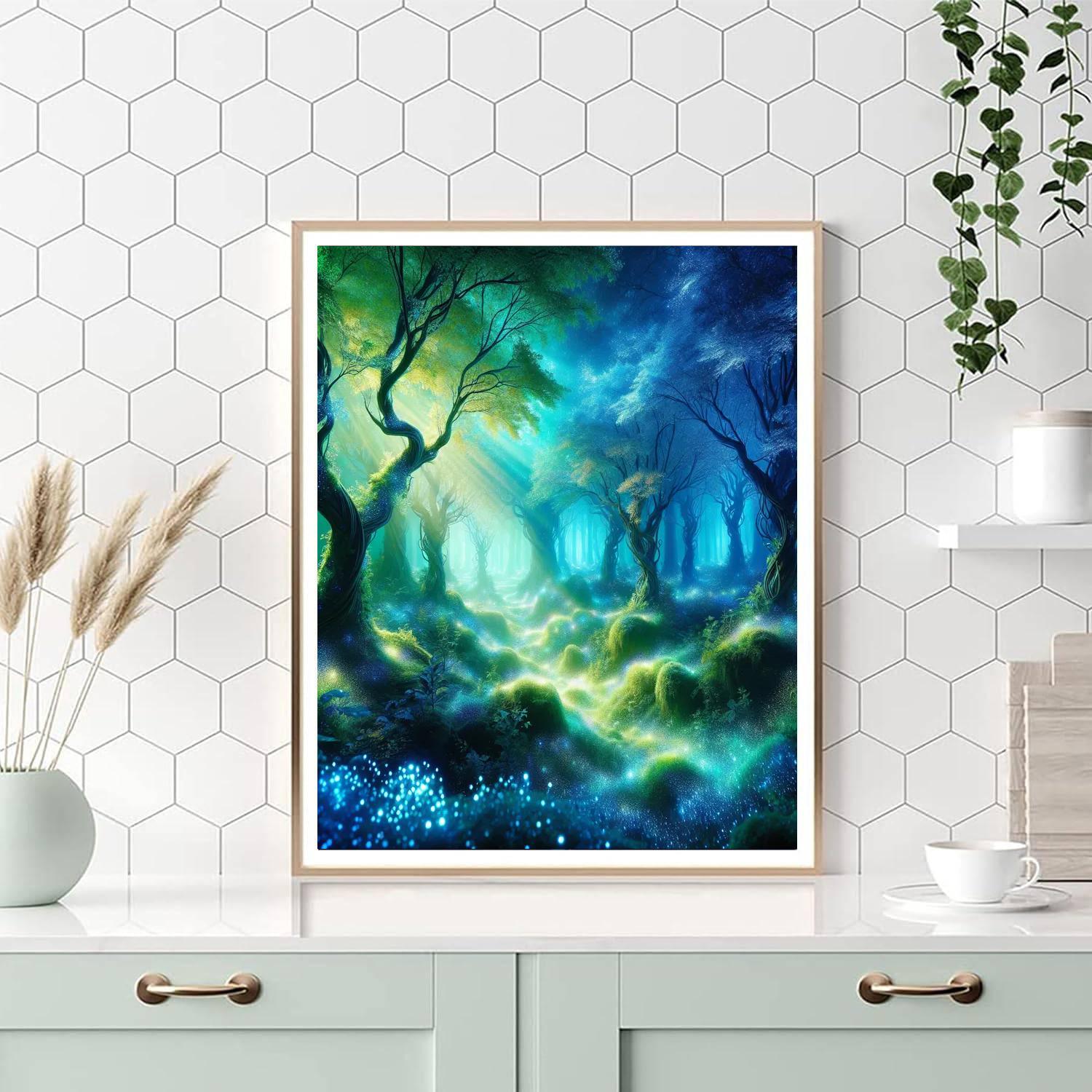 Enchanted Elven Glade Number Painting