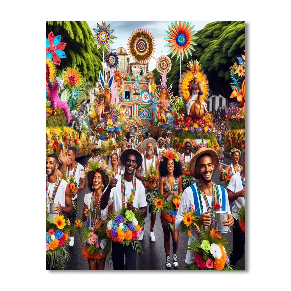 La Feria De Las Flores Painting By Numbers Kit