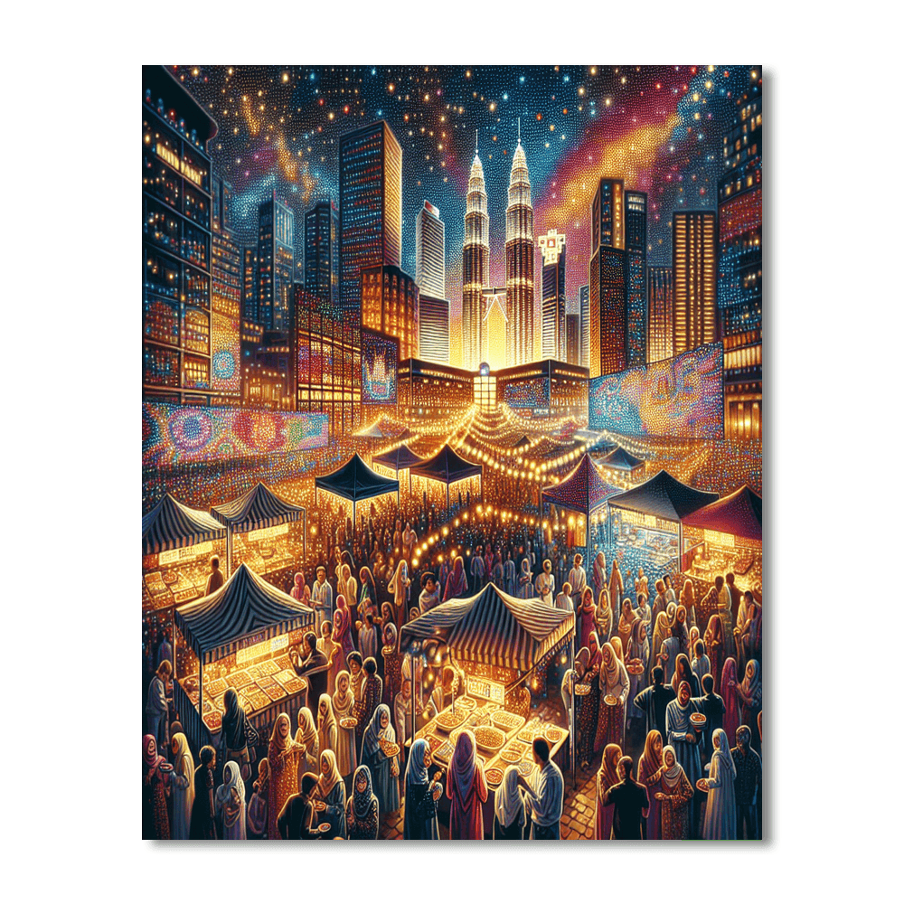 Karnival Luminosa - Malaysia Numbered Painting Kits