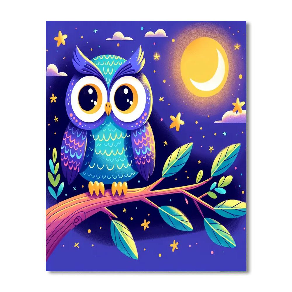 Adventurous Owl Painting By Numbers Kit