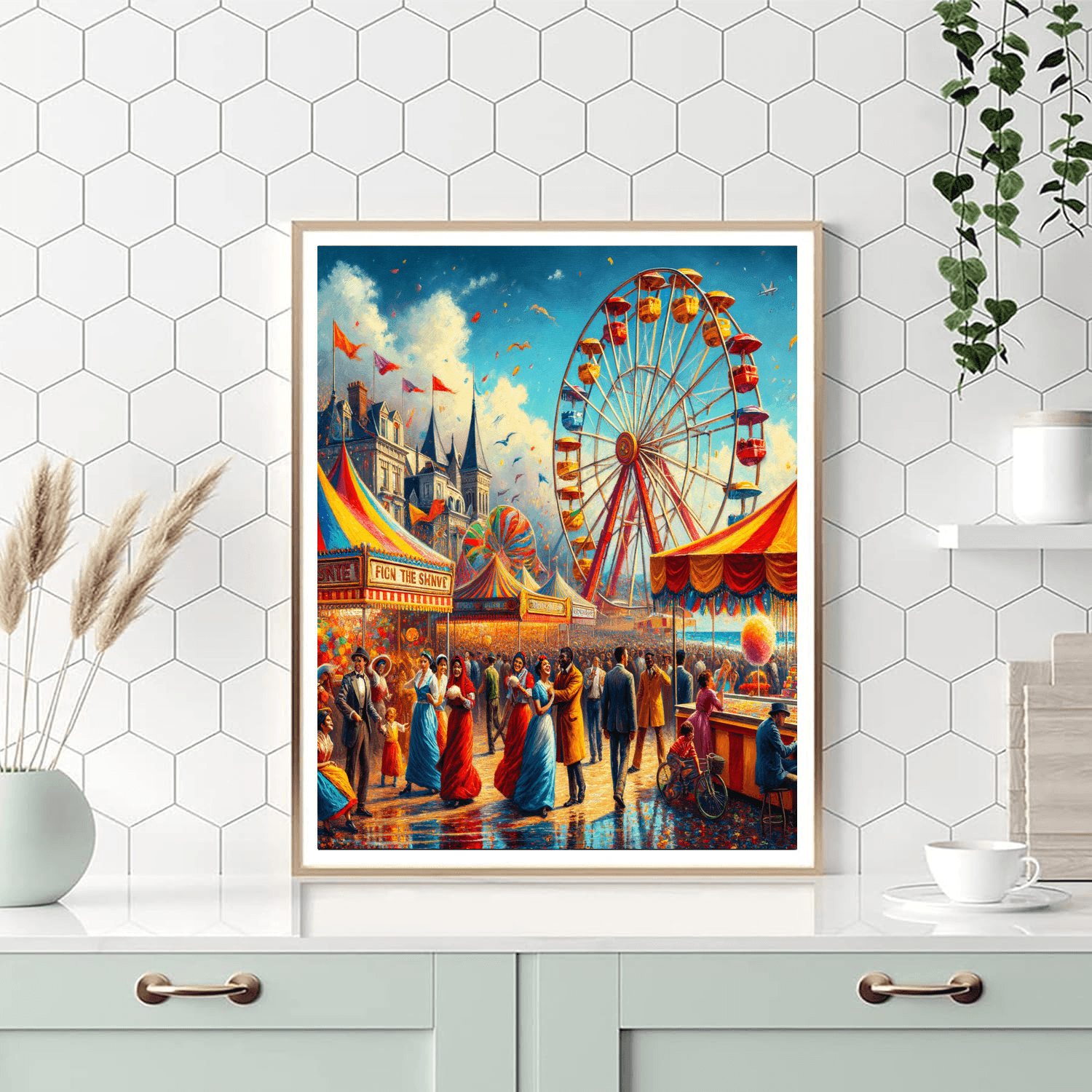 Seaside Carnival Extravaganza Numbered Painting Kits